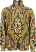 Thumbnail for your product : Etro Paisley Wool Turtleneck Sweater