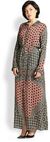 Thumbnail for your product : Johnny Was Johnny Was, Sizes 14-24 Animalia Maxi Shirtdress