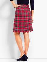 Thumbnail for your product : Talbots Plaid A-Line Skirt