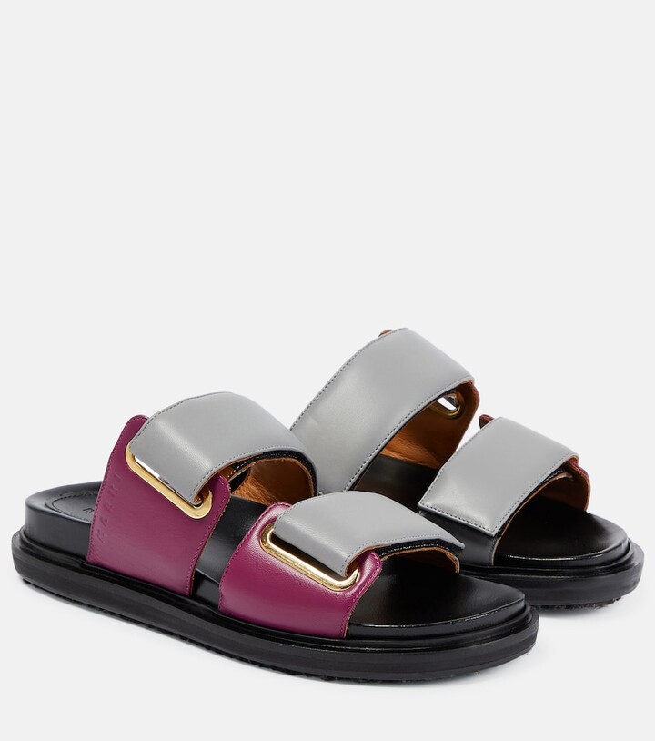 Flat Leather Sandals | Shop The Largest Collection | ShopStyle