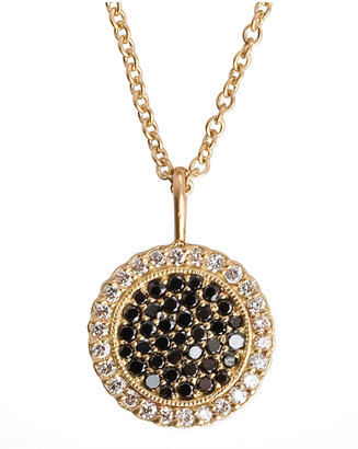 Jamie Wolf Two-Tone-Diamond Pendant 18k Gold Necklace