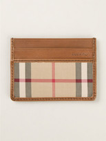 Thumbnail for your product : Burberry Horseferry Check Leather Credit Card Holder