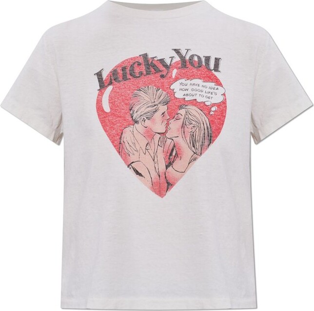RE/DONE Lucky You Printed T-Shirt