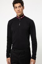 Thumbnail for your product : HUGO BOSS Regular-fit T-shirt with reverse-logo collar