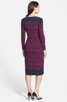 Thumbnail for your product : Maggy London Print Jersey Sheath Dress