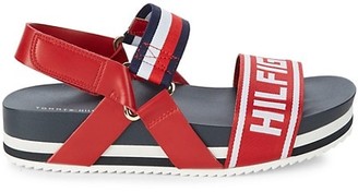 Tommy Hilfiger Red Women's Sandals 