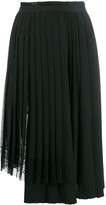 Thumbnail for your product : Ermanno Scervino Asymmetric Pleated Skirt