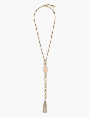 Lucky Brand Druzy Chain Y Necklace