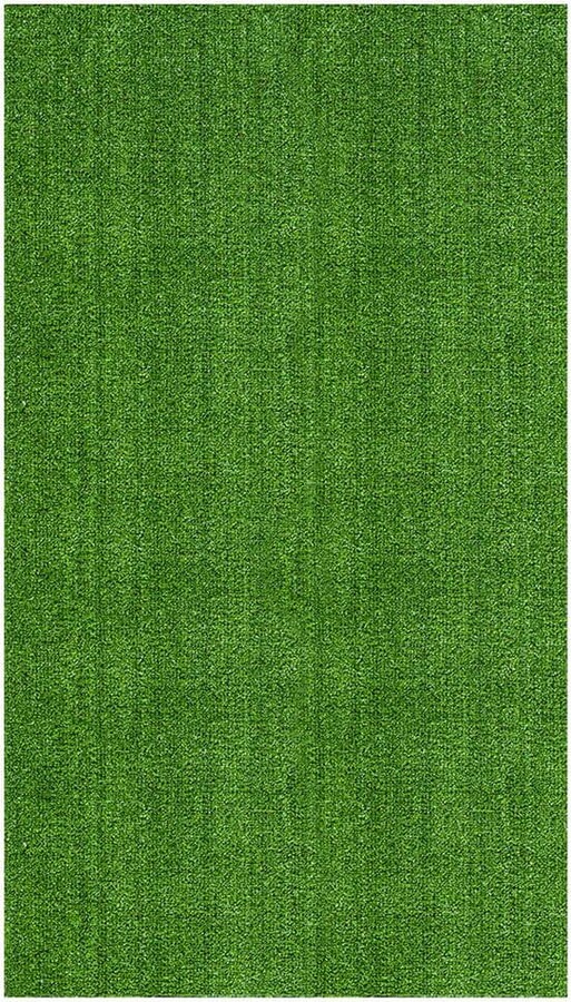Evergreen Waterproof 7 ft. x 10 ft. Indoor/Outdoor Green Artificial Grass Runner Rug, 6 ft. 6 in. x 9 ft. 2 in.