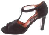 Thumbnail for your product : Etro Ponyhair T-Strap Pumps