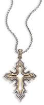 Thumbnail for your product : Konstantino Hebe 18K Yellow Gold & Sterling Silver Open Cross Pendant Necklace