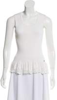 Thumbnail for your product : Chanel Ruffled Sleeveless Top