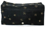 Thumbnail for your product : Moyna Black Beaded Floral Bi-Fold Clutch
