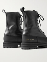 Thumbnail for your product : Common Projects Rubberised Leather Boots