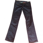 Thumbnail for your product : Prada Blue Cotton Trousers