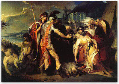 IDEA4WALL King Lear Mourns Cordelia's Death Wall Mural