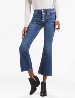 Lucky Brand BRIDGETTE CROP FLARE JEAN WITH EXPOSED BUTTON FLY