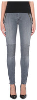 Thumbnail for your product : Hudson Jeans 1290 Hudson Jeans Stark Moto super-skinny mid-rise jeans