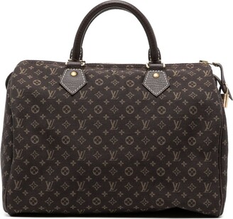 Louis Vuitton Monogram Mini Lin Speedy 30 M95224 Brown Cloth ref.833922 -  Joli Closet