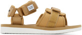 Thumbnail for your product : Suicoke Brown maharishi Edition Kuno Flat Sandals