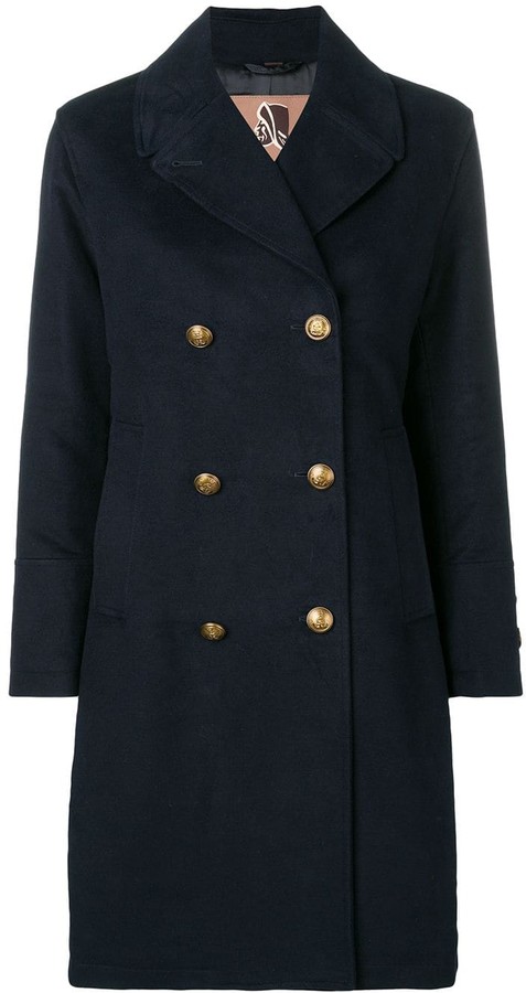 Sealup Double-Breasted Coat - ShopStyle