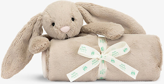 Jellycat Beige Bashful Bunny Faux-Fur Blanket 70cm 1Size