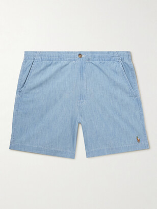 Polo Ralph Lauren Prepster Stretch-Cotton Chambray Shorts - Men - Blue - XXL
