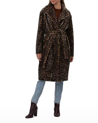 Gorski Leopard Printed Shearling Coat - ShopStyle
