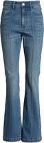 Thumbnail for your product : Prosperity Denim Pintuck Flare Jeans