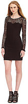 Thumbnail for your product : GUESS Illusion Lace Textured Sheath Dress
