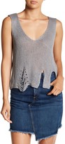 Thumbnail for your product : Cotton Emporium Distressed Sweater Tank