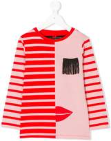 Thumbnail for your product : Stella McCartney Kids striped face print top