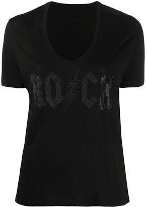 Zadig & Voltaire short sleeve Strass Rock T-shirt