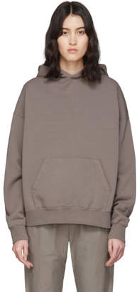 Essentials Grey Fleece Pullover Hoodie