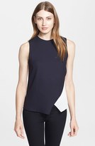 Thumbnail for your product : A.L.C. Two-Tone Crepe Top
