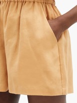 Thumbnail for your product : Loup Charmant Barth High-rise Linen Shorts - Tan