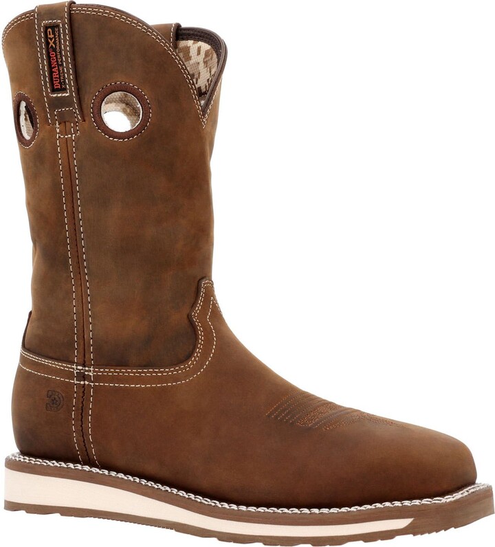 Durango Maverick WXP Men's Steel Toe Waterproof Western Wedge Work Boot Size 6(W)