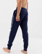Thumbnail for your product : Tommy Hilfiger authentic cuffed joggers side logo taping in navy