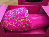 Thumbnail for your product : Betsey Johnson NEW Betsy Johnson Black/White/Pi nk Lantern Neon Scuff Indoor/Outdoor Slippers