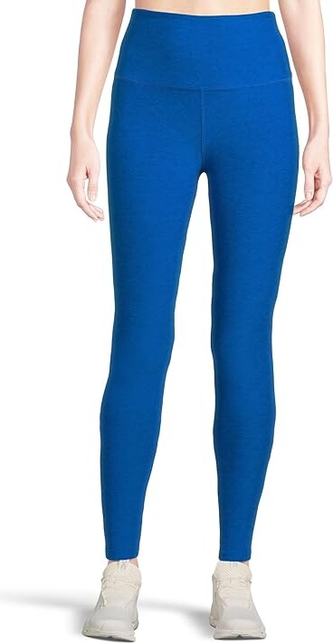 Beyond Yoga Spacedye Caught In The Midi High-Waisted Legging Women's Casual Pants Court Blue Heather : MD (US Women's 6-8) 24