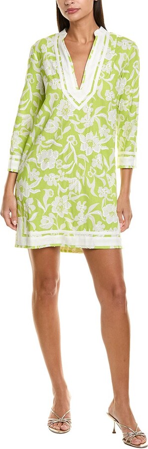 Flora Bea NYC Chichi Linen-Blend Shift Dress