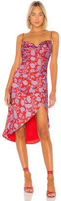 lovers and friends noah wrap dress
