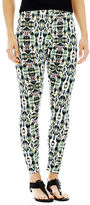 Thumbnail for your product : JCPenney MIXIT Ikat Print Jersey Knit Leggings