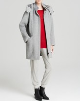 Thumbnail for your product : Vince Coat - Fur Lined Hooded