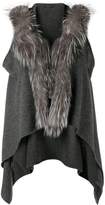 Thumbnail for your product : Fabiana Filippi fur knitted vest