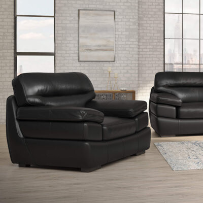 Jayson 49" W Top Grain Leather Armchair