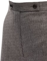 Thumbnail for your product : Lardini High Waist Cool Wool Straight Pants