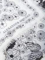 Thumbnail for your product : Alexander McQueen floral print scarf