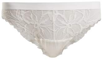 Hanro Manoyla Floral Lace Briefs - Womens - White