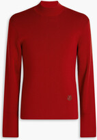Thumbnail for your product : Kenzo Logo-appliquéd wool turtleneck sweater